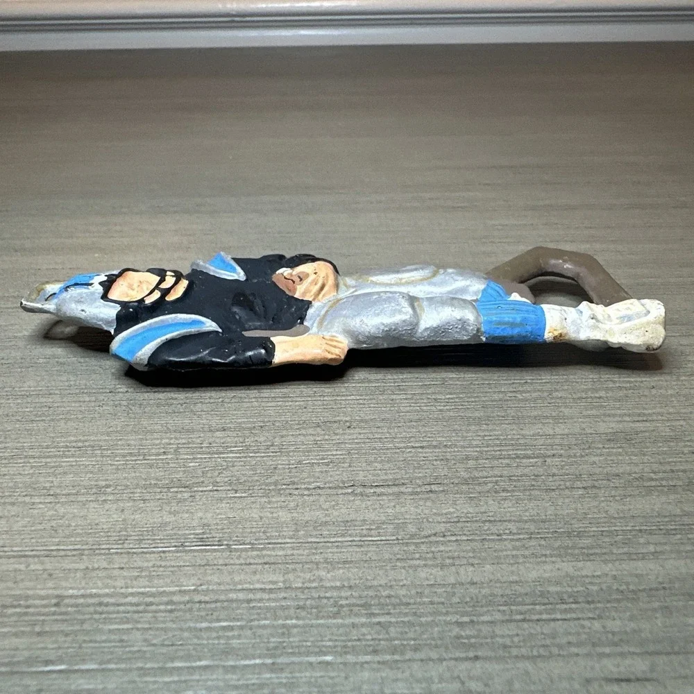 Vintage Carolina Panthers Topper Poppers Cast Iron Bottle Opener‎ NFLP